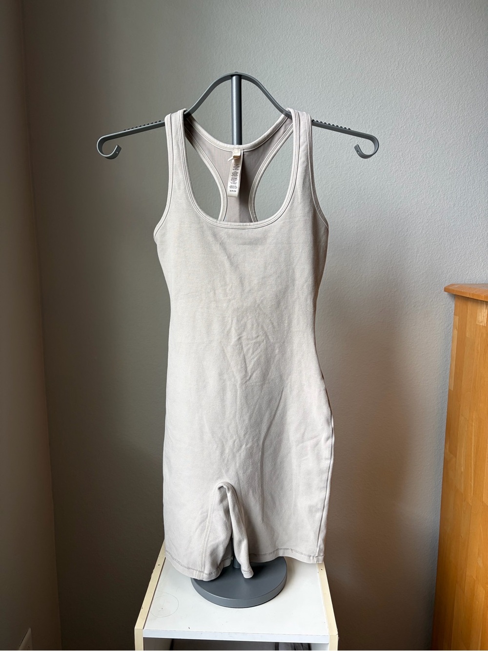 SKIMS Grey Outdoor Onesie